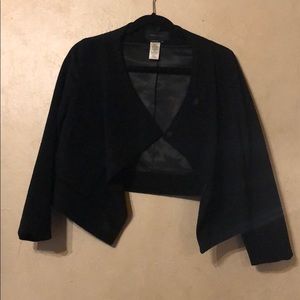 BCBGMAXAZRIA CASHMERE BLACK JACKET